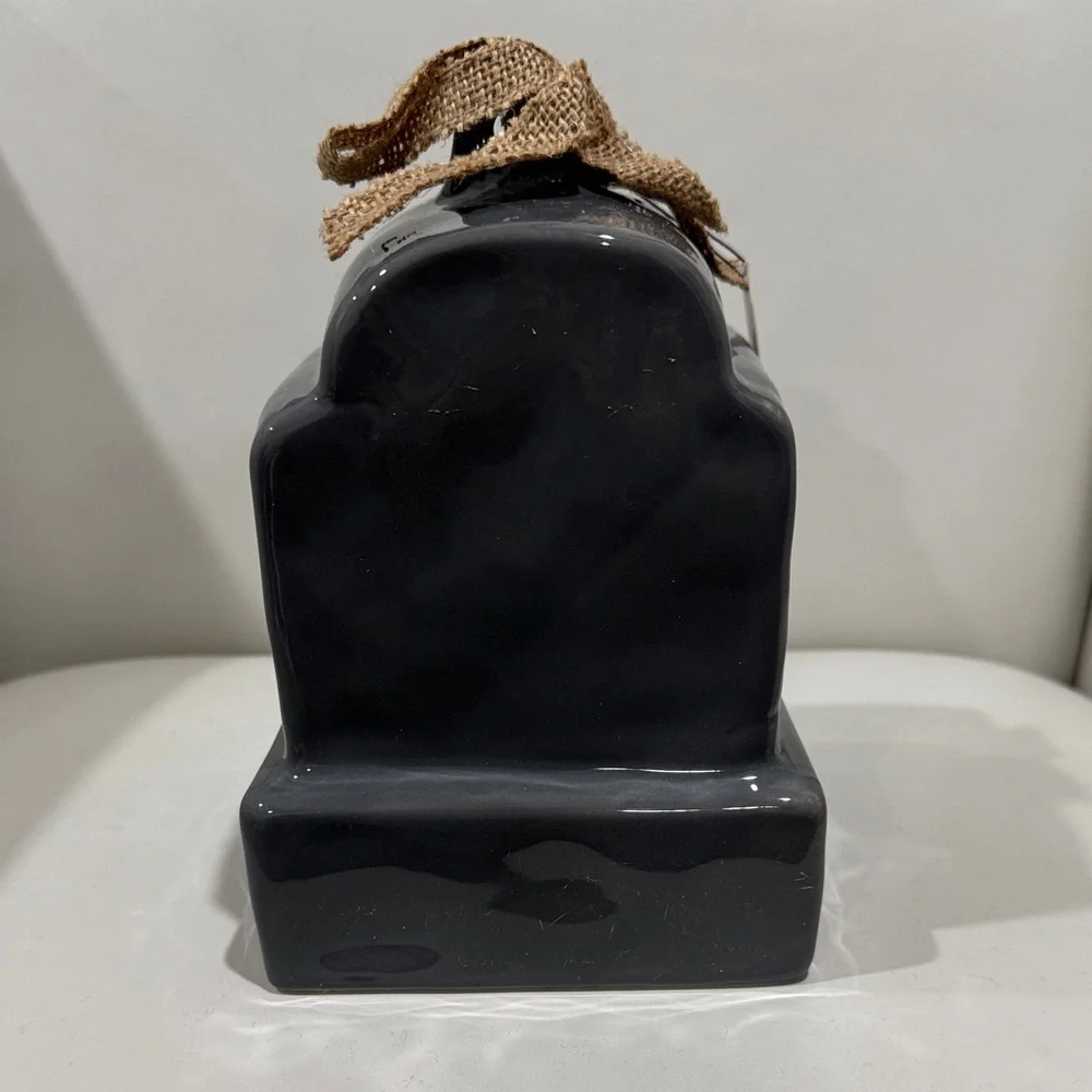 Rae Dunn Tombstone Birdhouse NINE LIVES Glazed Ceramic